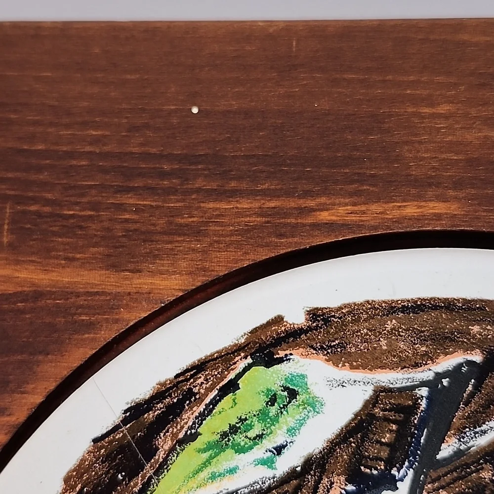 Vintage Mid Century Modern MCM/Retro Wood Cheese Charcuterie Board - Picture 9 of 16